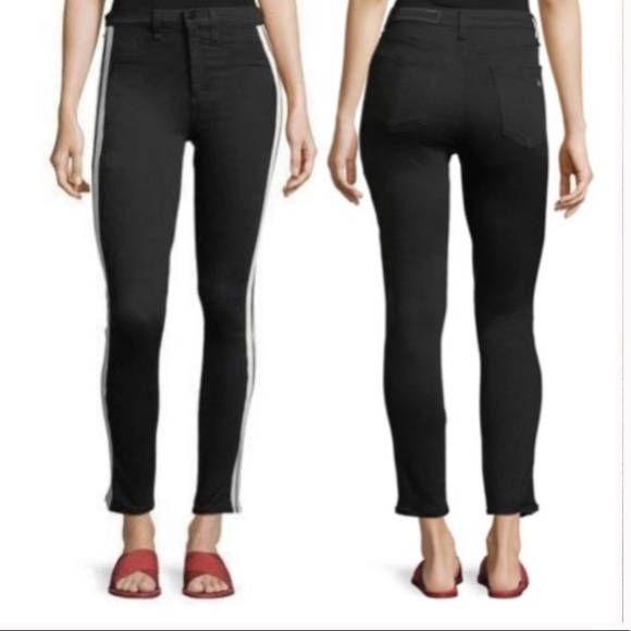 Rag & Bone Mito High Rise Side Striped Jeans - Picture 2 of 5